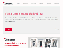 Tablet Screenshot of domestik.cz